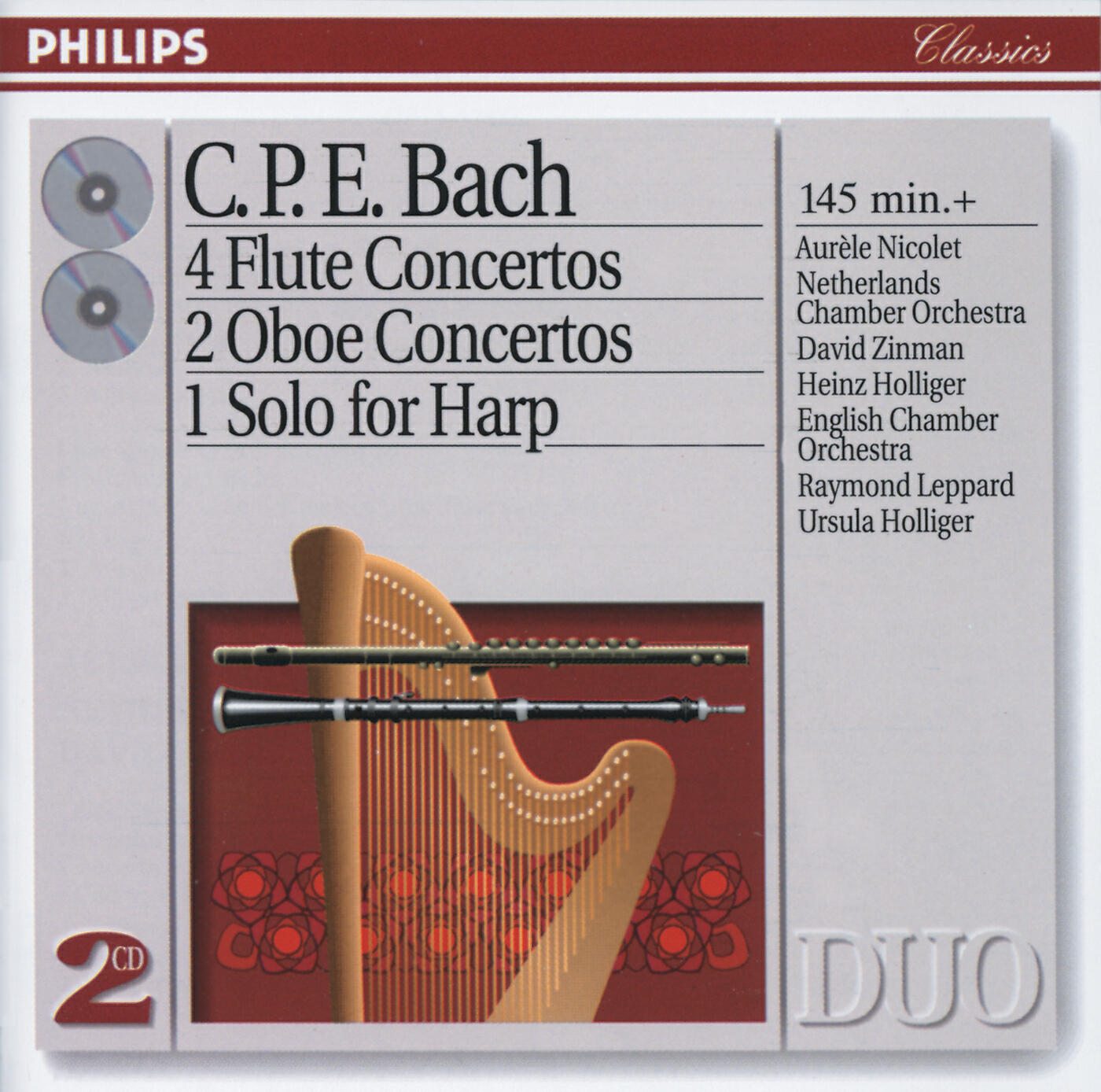 Heinz Holliger - C.P.E. Bach: Oboe Concerto in B flat, Wq 164 - 1. Allegretto