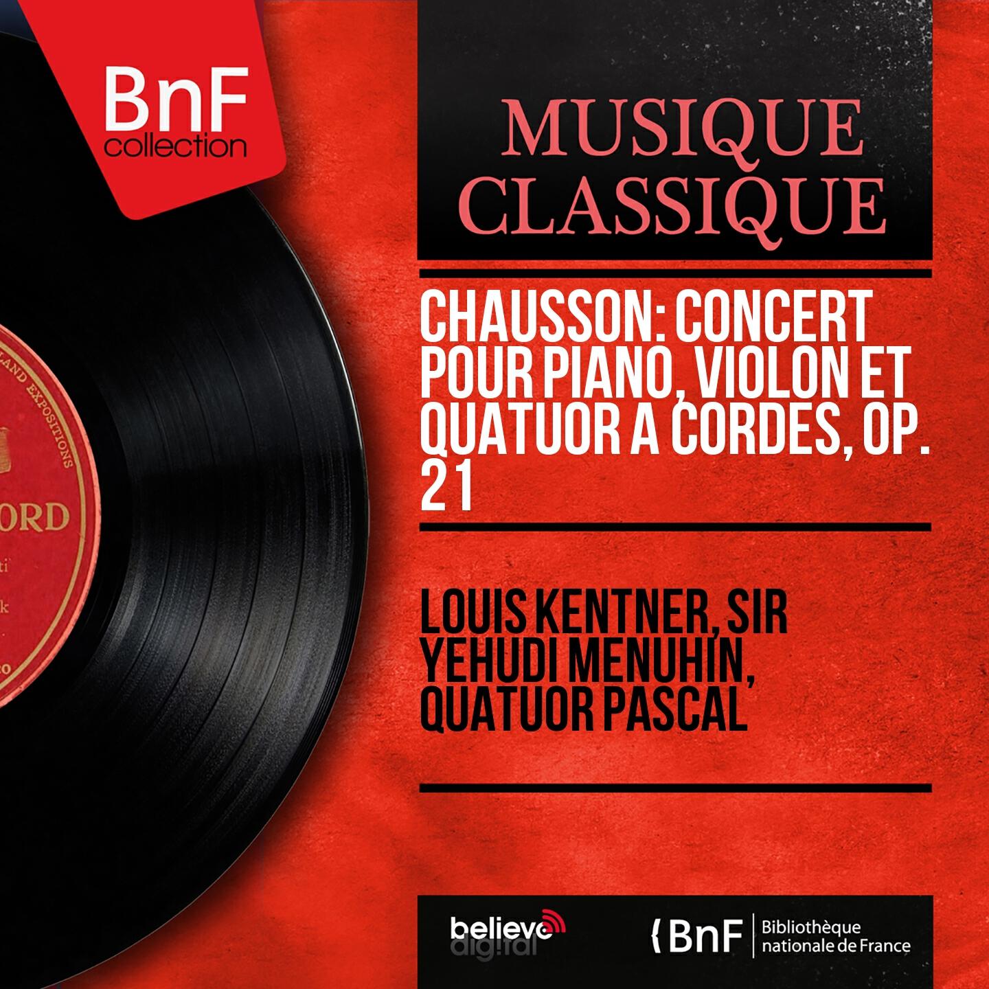 Louis Kentner - Concert for Piano, Violin and String Quartet in D Major, Op. 21: III. Grave