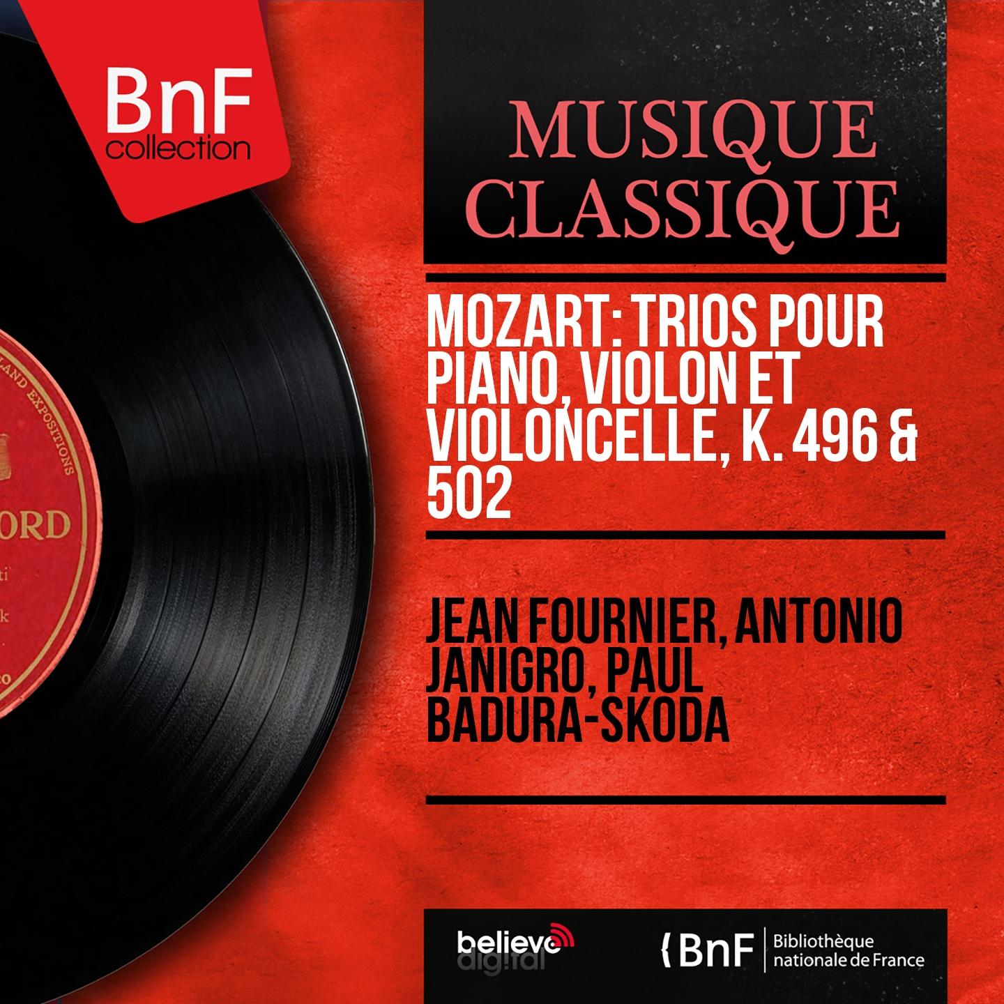 Jean Fournier - Piano Trio in B-Flat Major, K. 502: I. Allegro