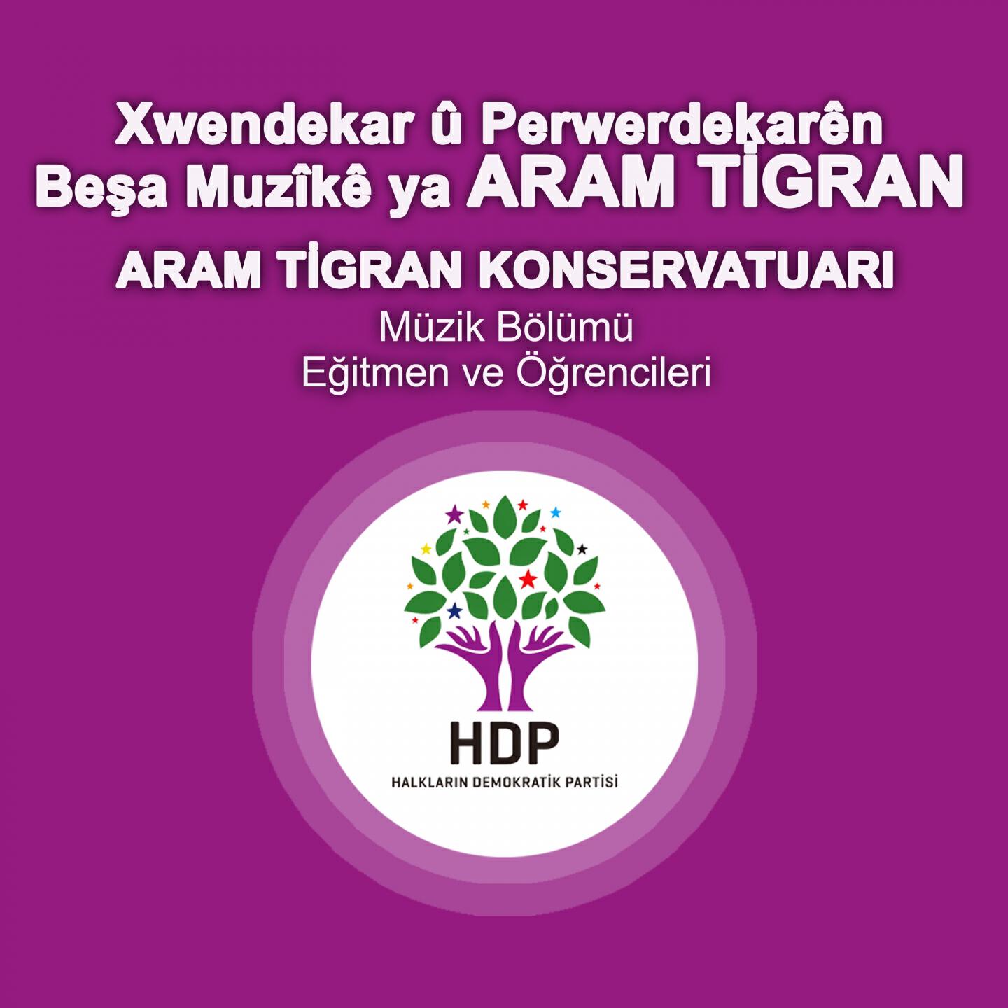 Xwendekar û Perwerdekarên Beşa Muzîkê ya Konservatuara Aram Tîgran - Stranên Hilbijartinê HDP 2015