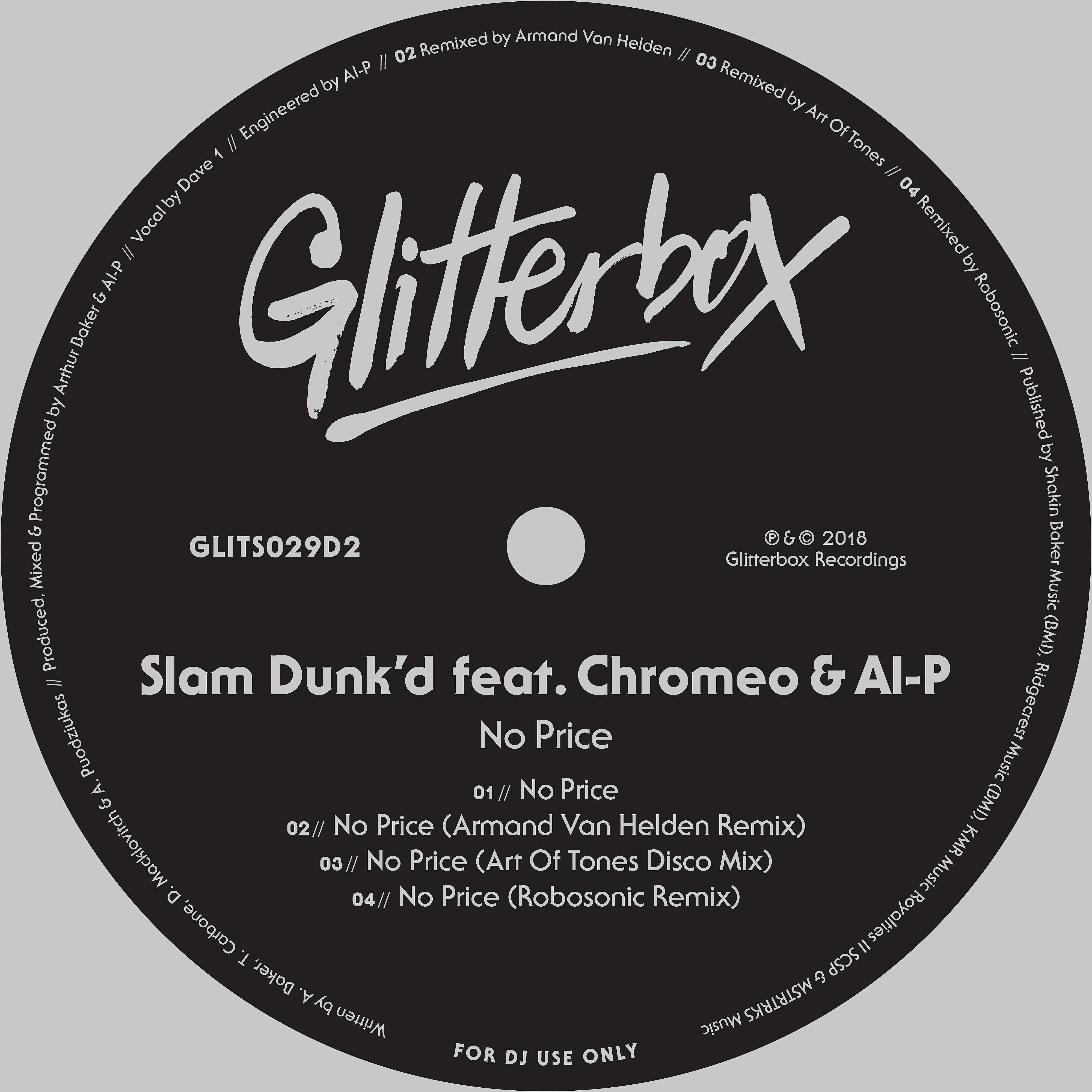 Slam Dunk'd - No Price (feat. Chromeo & Al-P) [Robosonic Remix]